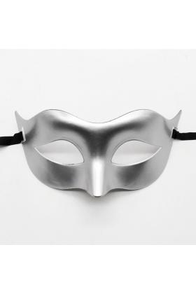 Gümüş Renk Masquerade Kostüm Partisi Venedik Balo Maskesi