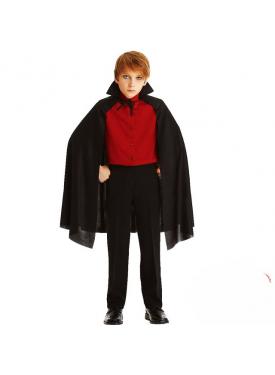 Sİyah Yakalı Pelerin - Vampir Pelerin - Dracula Pelerin 90 cm