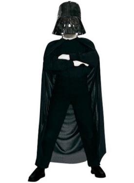 Star Wars Darth Vader Çocuk Pelerin + Pantolon + Maske 3 Parça Kostüm Set