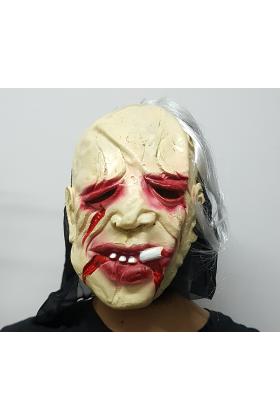 Halloween Cadılar Bayramı Sigara İçen Korku Maskesi