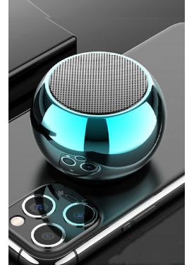 Kablosuz Bluetooth Hoparlör- Mini Şarjlı 4w Speaker Tws Özellikli Ses Bombası (Hologram Renk)