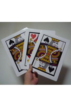 Üç Kart Monte Sihirbazlık Oyunu  Basit Etkileyici sihirbazlık oyunu 0040- 3 Kart Fiyatı